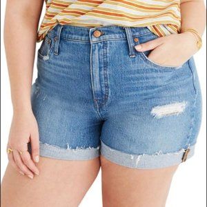 Madewell High Rise Denim Shorts in Jordie Wash NWT